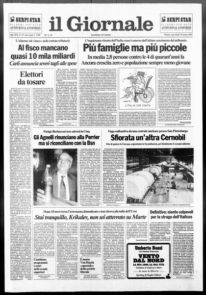 Il giornale : quotidiano del mattino